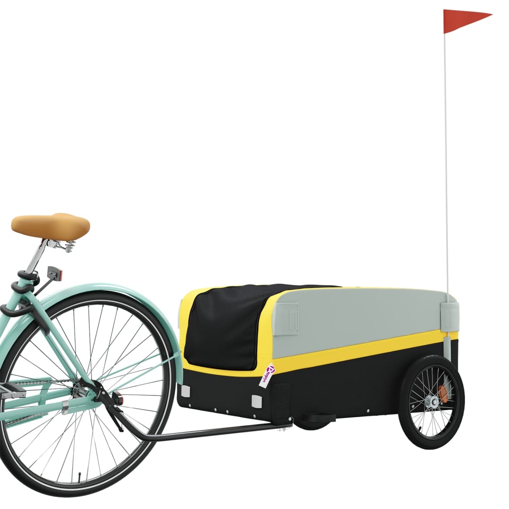 Fahrradanhänger Schwarz Und 45 Kg Eisen