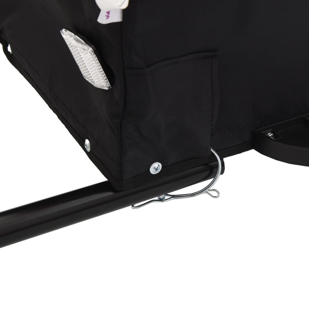 Fahrradanhänger Schwarz Und 45 Kg Eisen