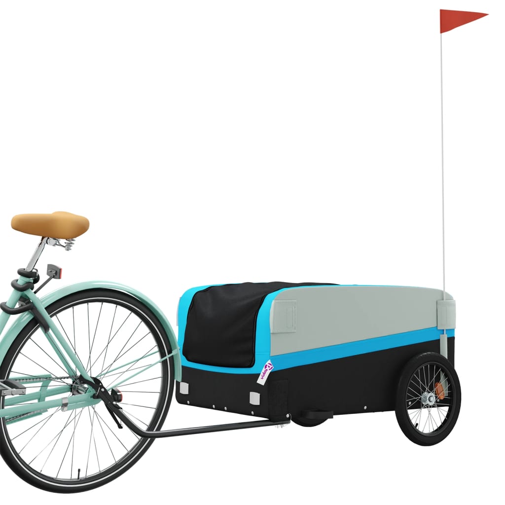 Fahrradanhänger Schwarz Und 45 Kg Eisen