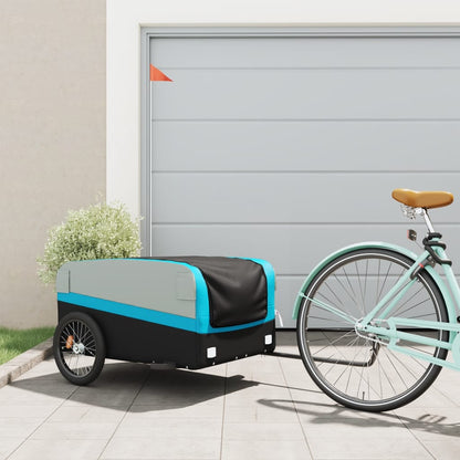 Fahrradanhänger Schwarz Und 45 Kg Eisen