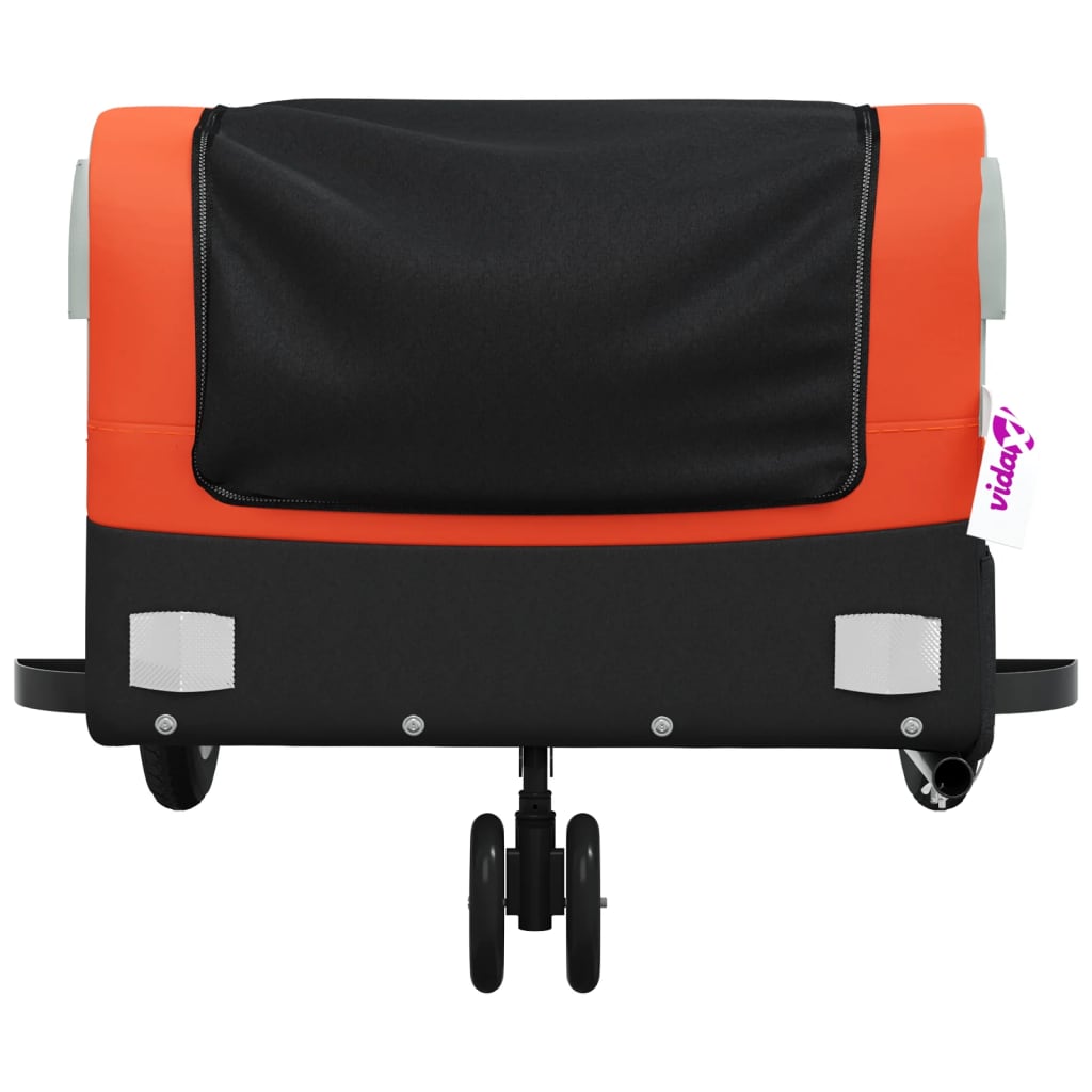 Fahrradanhänger Schwarz Und 30 Kg Eisen