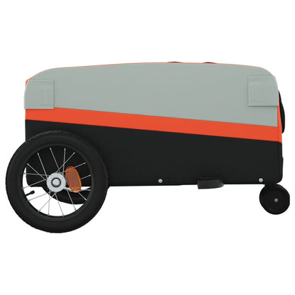 Fahrradanhänger Schwarz Und 30 Kg Eisen