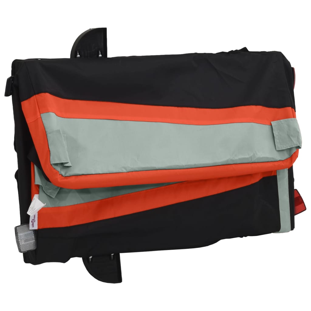 Fahrradanhänger Schwarz Und 30 Kg Eisen