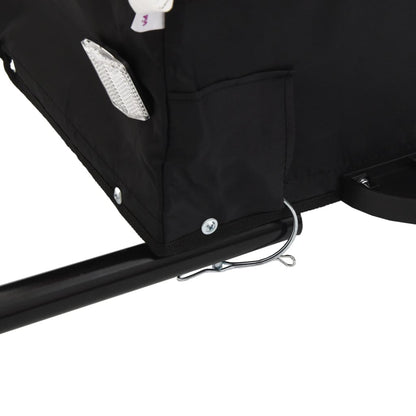 Fahrradanhänger Schwarz Und 30 Kg Eisen