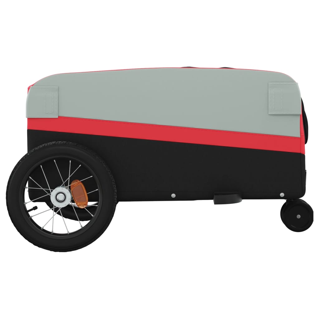 Fahrradanhänger Schwarz Und 30 Kg Eisen