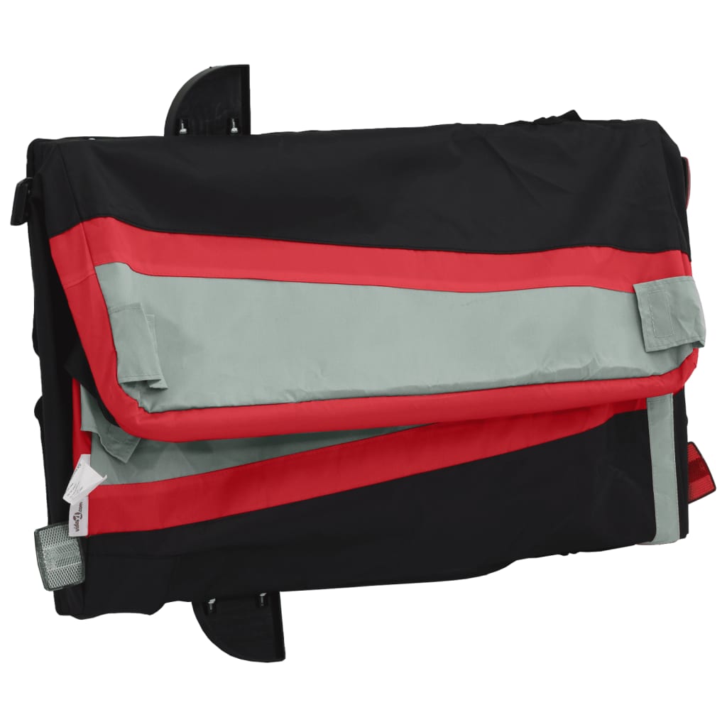 Fahrradanhänger Schwarz Und 30 Kg Eisen