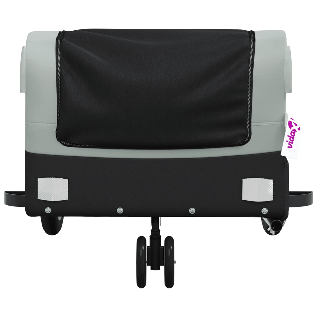 Fahrradanhänger Schwarz Und 30 Kg Eisen