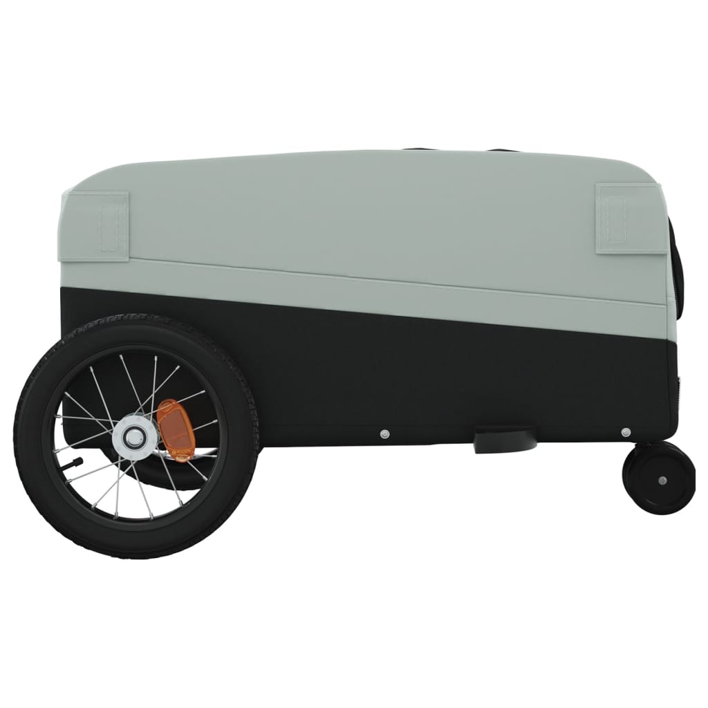 Fahrradanhänger Schwarz Und 30 Kg Eisen