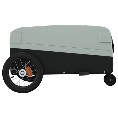Fahrradanhänger Schwarz Und 30 Kg Eisen