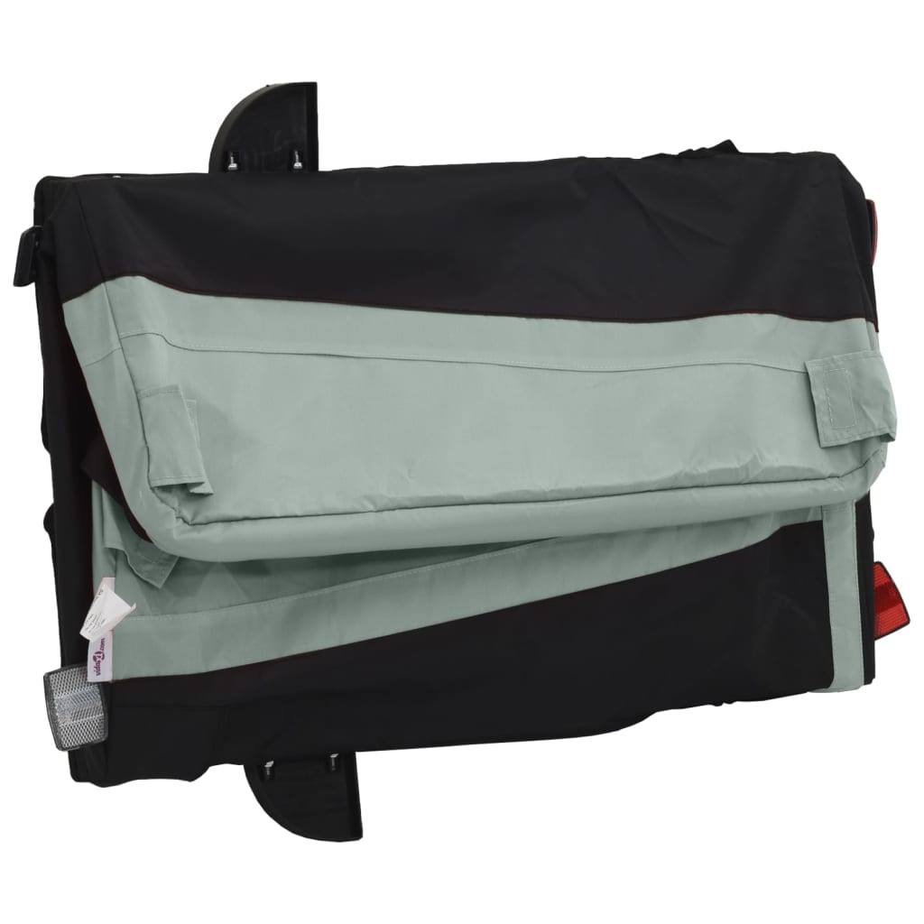 Fahrradanhänger Schwarz Und 30 Kg Eisen