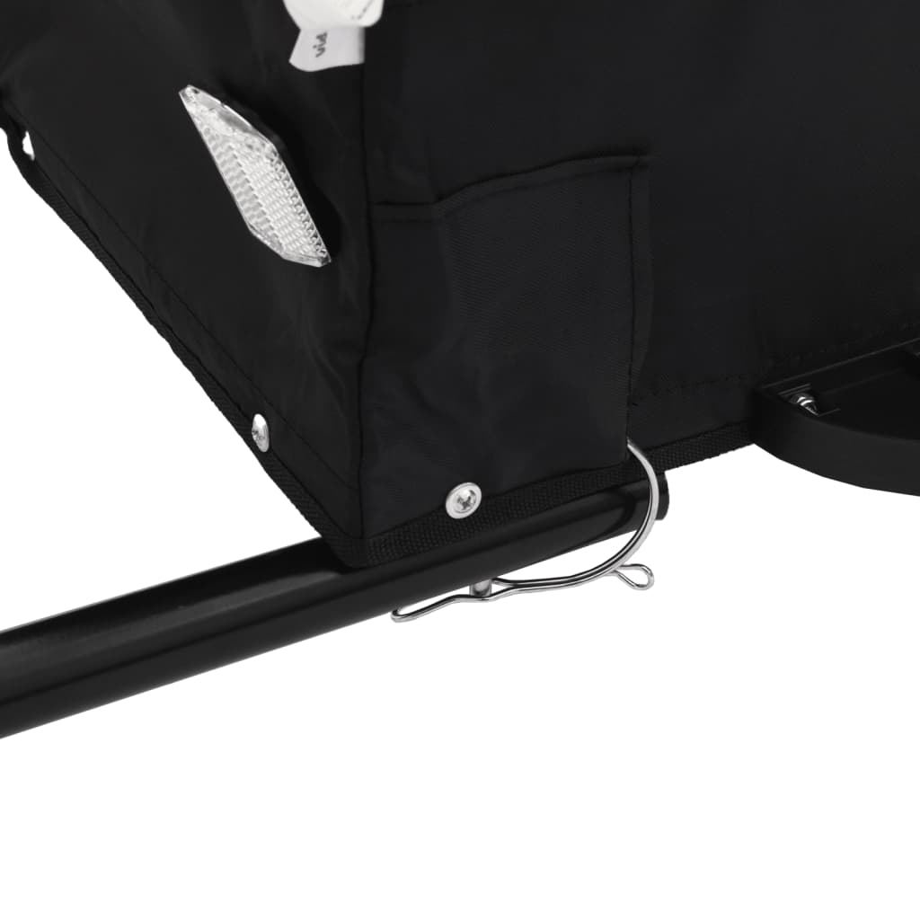 Fahrradanhänger Schwarz Und 30 Kg Eisen