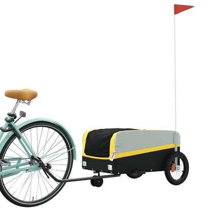 Fahrradanhänger Schwarz Und 30 Kg Eisen