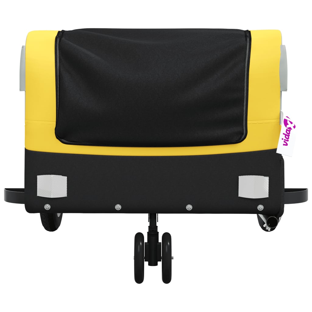 Fahrradanhänger Schwarz Und 30 Kg Eisen