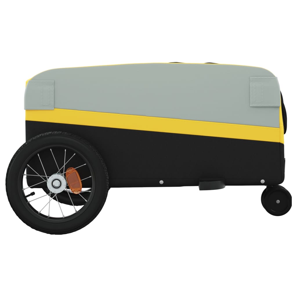 Fahrradanhänger Schwarz Und 30 Kg Eisen