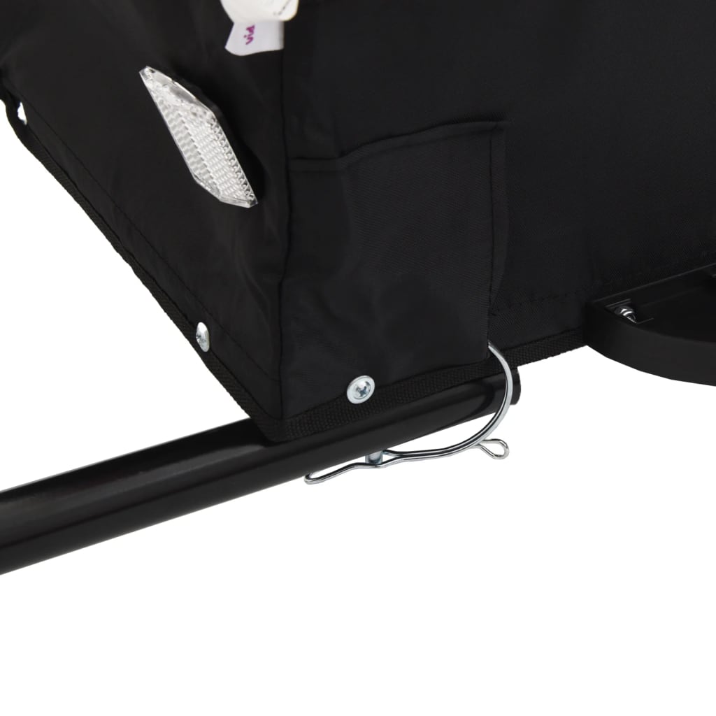 Fahrradanhänger Schwarz Und 30 Kg Eisen