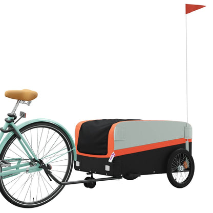 Fahrradanhänger Schwarz Und 45 Kg Eisen