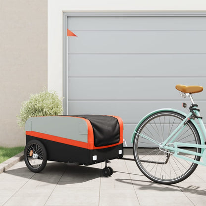 Fahrradanhänger Schwarz Und 45 Kg Eisen