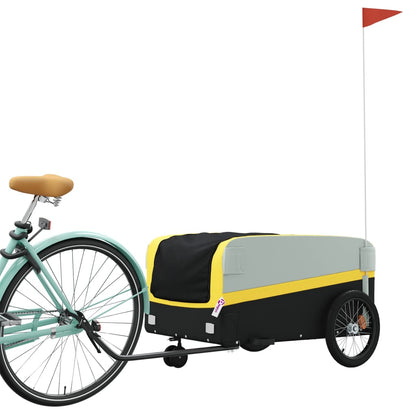 Fahrradanhänger Schwarz Und 45 Kg Eisen
