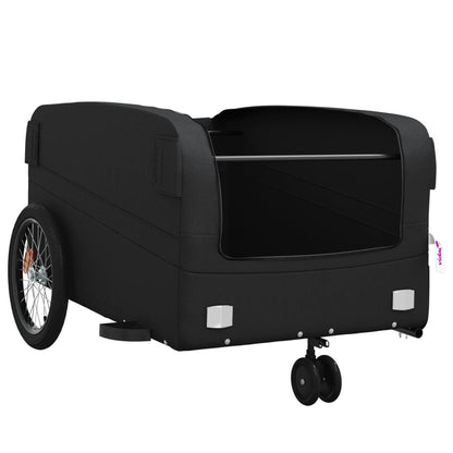 Fahrradanhänger Schwarz 45 Kg Eisen