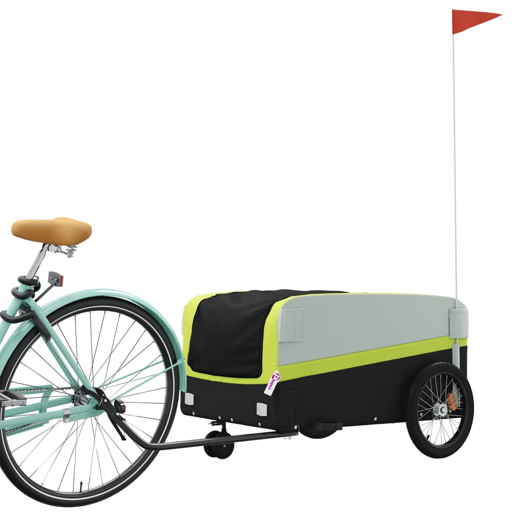 Fahrradanhänger Schwarz Und 45 Kg Eisen