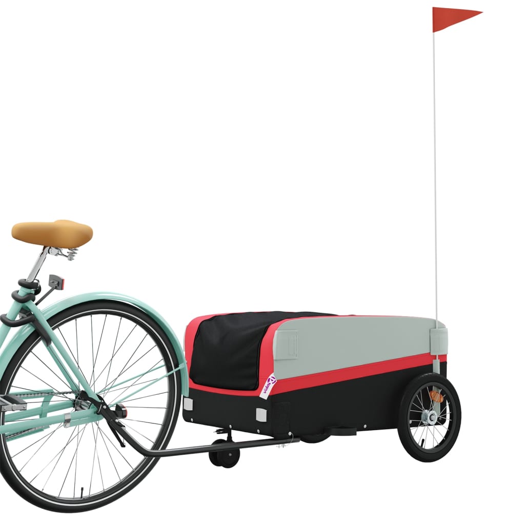 Fahrradanhänger Schwarz Und 45 Kg Eisen