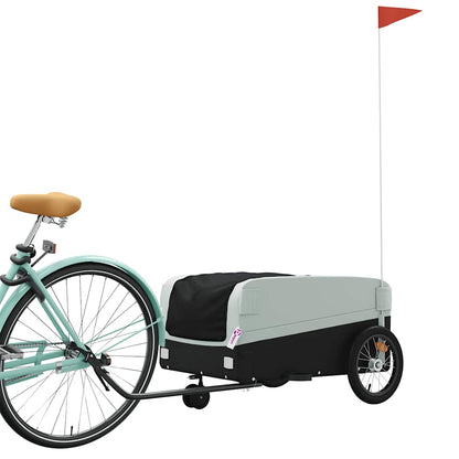 Fahrradanhänger Schwarz Und 45 Kg Eisen