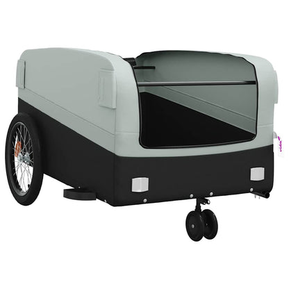 Fahrradanhänger Schwarz Und 45 Kg Eisen