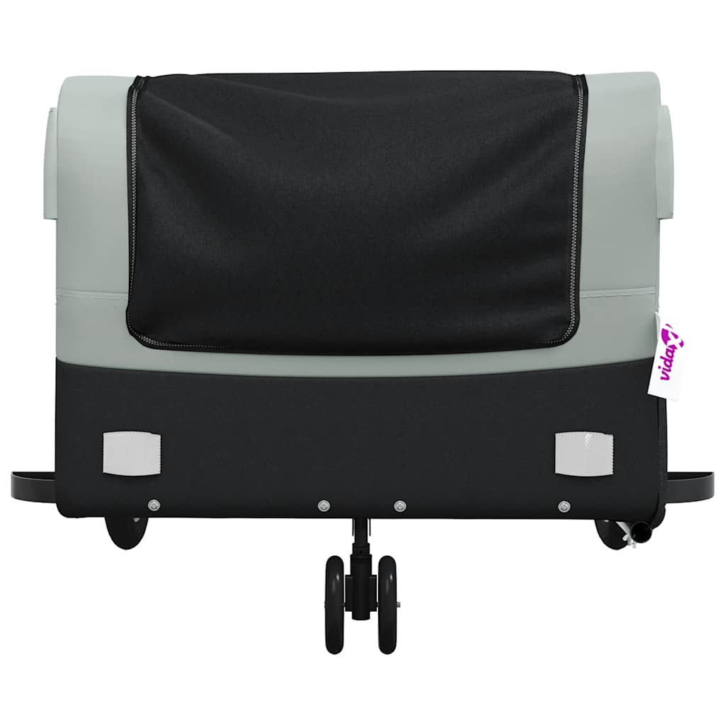 Fahrradanhänger Schwarz Und 45 Kg Eisen