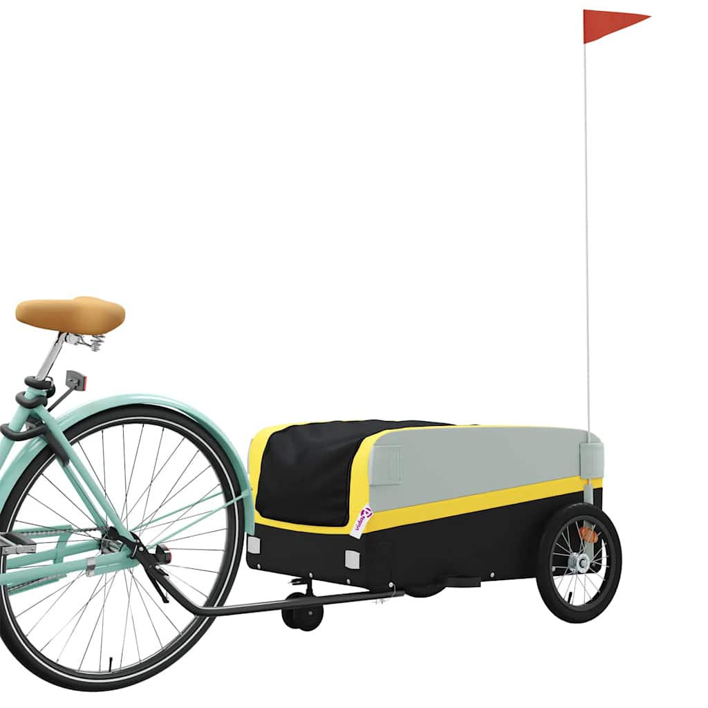Fahrradanhänger Schwarz Und 45 Kg Eisen