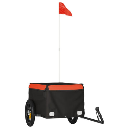 Fahrradanhänger Schwarz Und 30 Kg Eisen