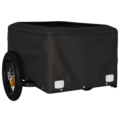 Fahrradanhänger Schwarz Und 30 Kg Eisen