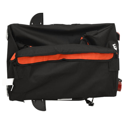 Fahrradanhänger Schwarz Und 30 Kg Eisen