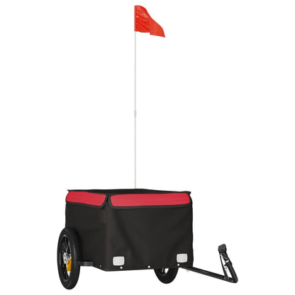 Fahrradanhänger Schwarz Und 30 Kg Eisen
