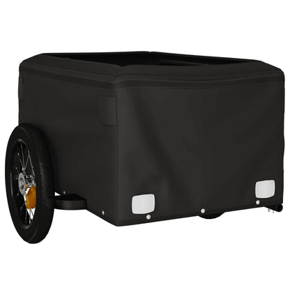 Fahrradanhänger Schwarz Und 30 Kg Eisen