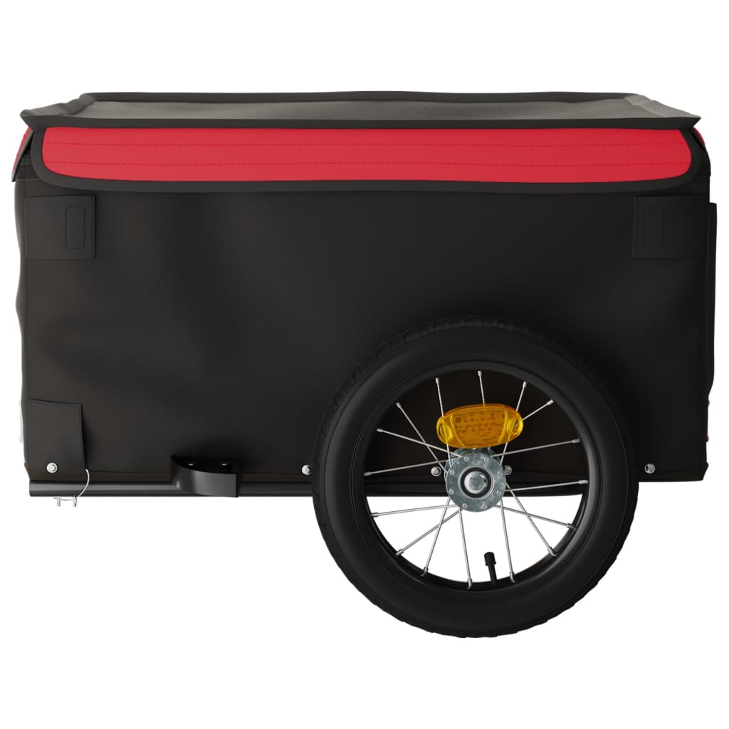 Fahrradanhänger Schwarz Und 30 Kg Eisen