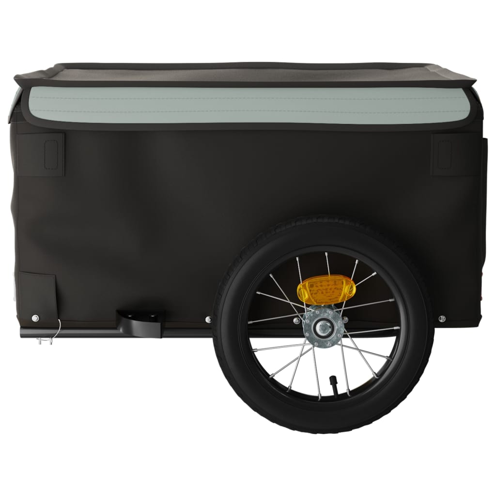 Fahrradanhänger Schwarz Und 30 Kg Eisen