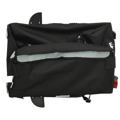 Fahrradanhänger Schwarz Und 30 Kg Eisen