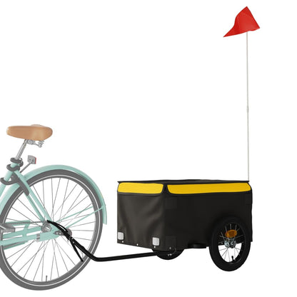 Fahrradanhänger Schwarz Und 30 Kg Eisen