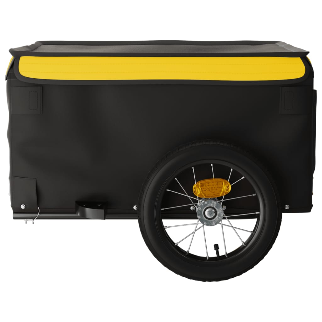 Fahrradanhänger Schwarz Und 30 Kg Eisen