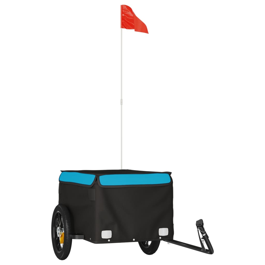 Fahrradanhänger Schwarz Und 30 Kg Eisen