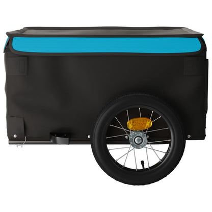 Fahrradanhänger Schwarz Und 30 Kg Eisen