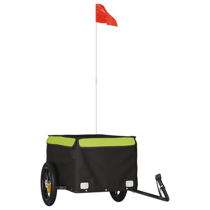 Fahrradanhänger Schwarz Und 30 Kg Eisen