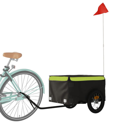 Fahrradanhänger Schwarz Und 30 Kg Eisen