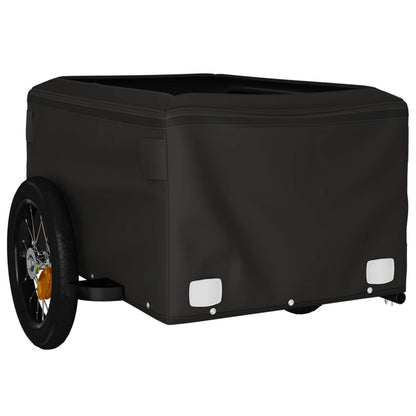 Fahrradanhänger Schwarz Und 30 Kg Eisen