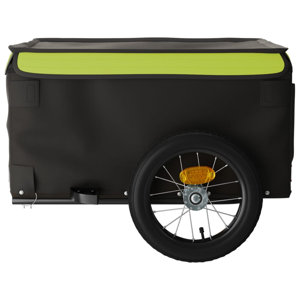 Fahrradanhänger Schwarz Und 30 Kg Eisen