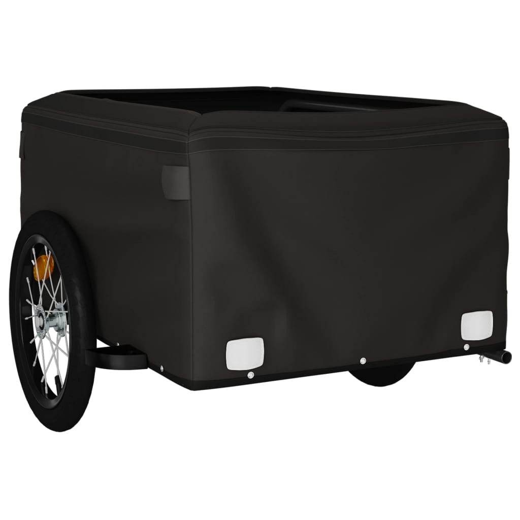Fahrradanhänger Schwarz Und 45 Kg Eisen