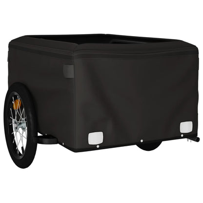 Fahrradanhänger Schwarz Und 45 Kg Eisen