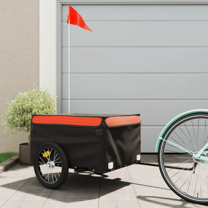 Fahrradanhänger Schwarz Und 45 Kg Eisen