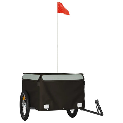 Fahrradanhänger Schwarz Und 45 Kg Eisen