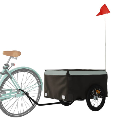 Fahrradanhänger Schwarz Und 45 Kg Eisen